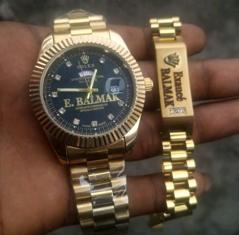Montre Rolex personnalisée et bracelet Rolex personnalisé