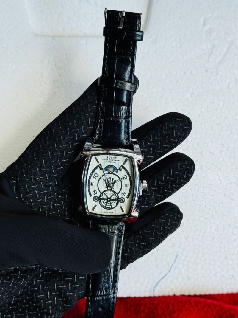 Montre Rolex en cuir , pour femme ou Homme – Image 3